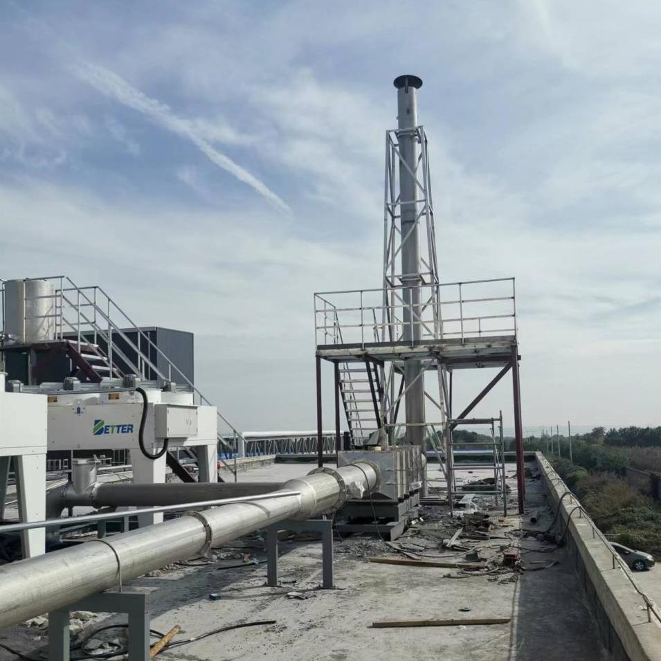 陕西省渭南市2台600KW沼气发电机组高温脱硝项目