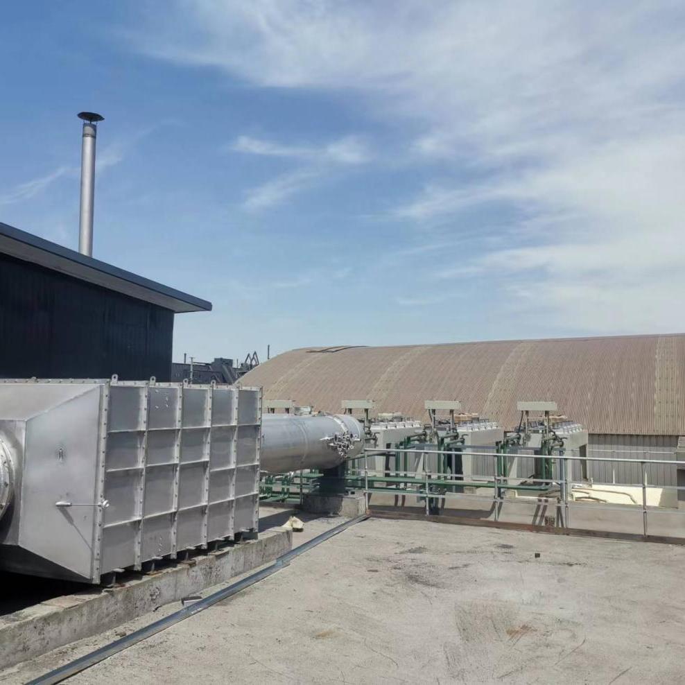 内蒙古乌兰察布8台800kw燃气发电机组高温脱硝和余热锅炉项目